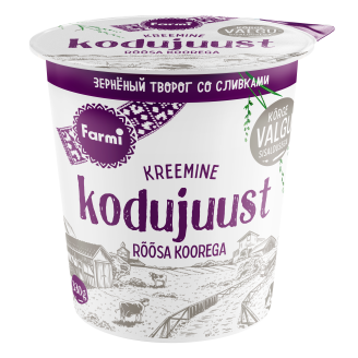 Kodujuust rõõsa koorega, 330 g