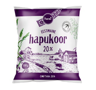 Hapukoor 20%, 500 g