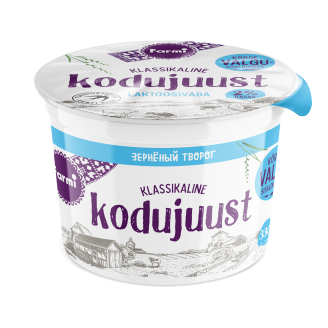 Klassikaline kodujuust 2%, 330 g
