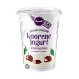 Koorene jogurt mustade kirssidega